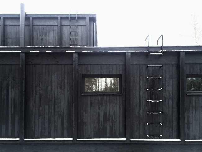 residencia de madera